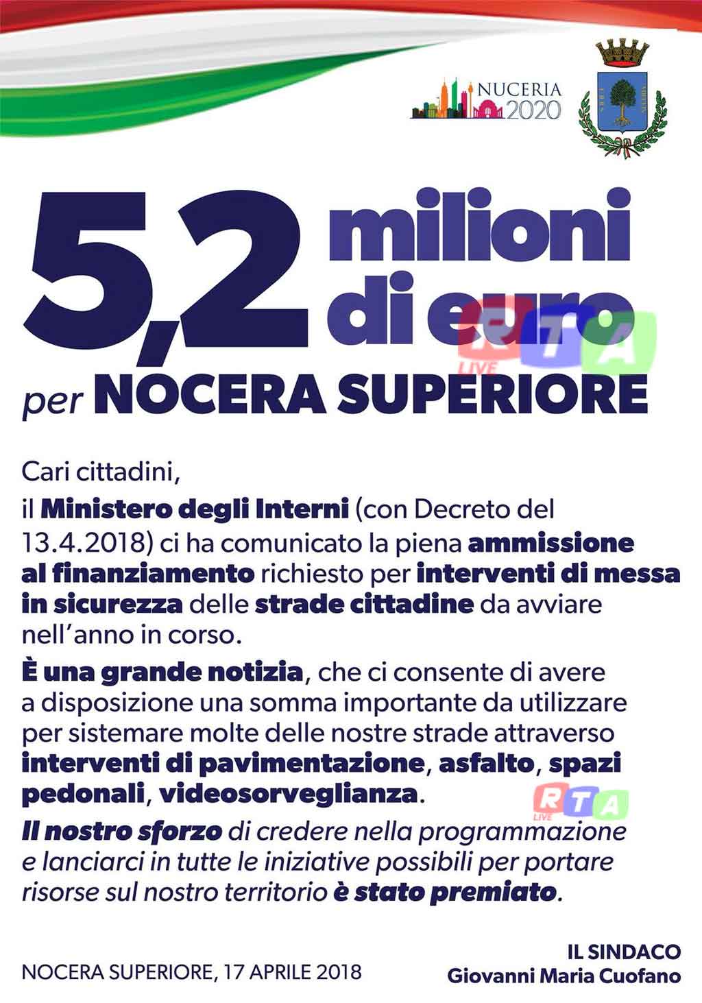 locandina-5,2-milioni-nocera-superiore-rtalive