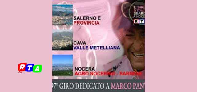 memoria-Marco-Pantani-giro-d'italia-salerno-cava-de-tirreni-nocera-inferiore-RTAlive