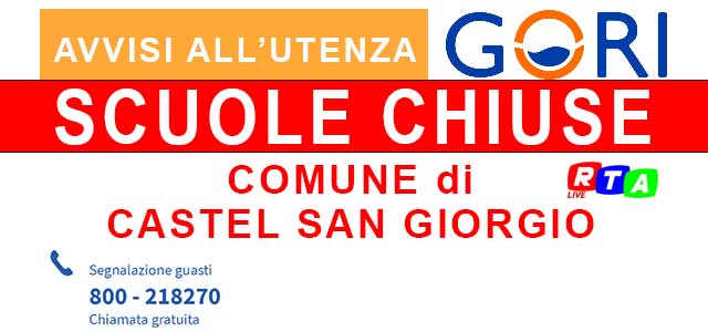 scuole-chiuse-acqua-gori-castel-san-giorgio-rtalive