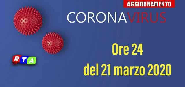 coronavirus-21-marzo-2020-rtalive-aggiornamenti