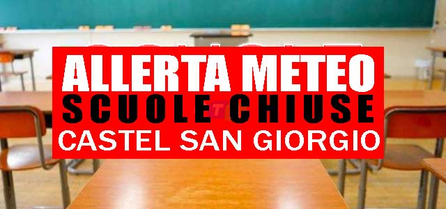 CASTEL-SAN-GIORGIO-SCUOLE-CHIUSE-allerta-meteo-