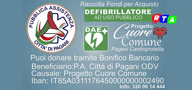 pagani-defiblillatori-donazione-rtalive