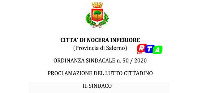 ordinanza-lutto-cittadino-veronica-rtalive-28-novembre-2020