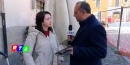 L'assessore Imma Ugolino, durante sopralluogo a piazza De Santis