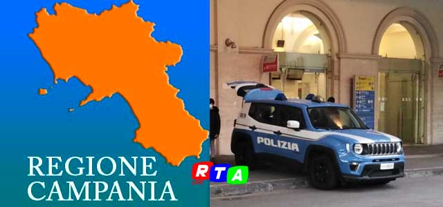 zona-arancione-regione-campania-covid-rtalive-controlli-stazione-salerno