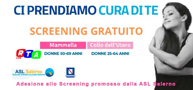 adesione-screening-gratuito-mammella-collo-utero-rtalive-asl-salerno