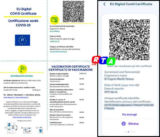 Green Pass Certificato Vaccinale Cos E A Che Serve Come Ottenerlo Rtalive