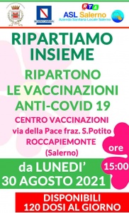 locandina-Roccapiemonte-centro-vaccinazioni-30-agosto-RTAlive