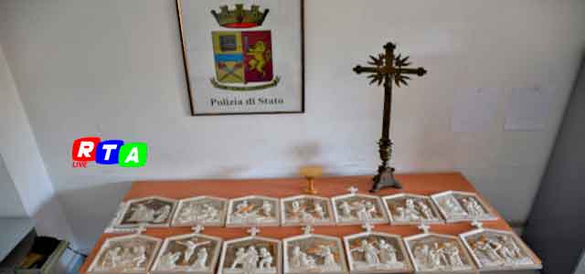 polizia-di-stato-refurtiva-Sarno-chiesa-San-Giuseppe-RTAlive