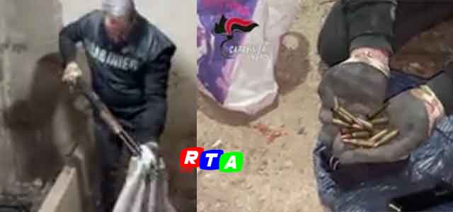 armi-sequestro-frattamaggiore-RTAlive