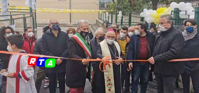 inaugurazione-roccapiemonte-oratorio-sindaco-pagano-vescovo-giudice-RTAlive