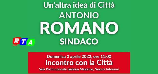 presentazione-candidato-sindaco-Antonio-Romano-Nocera-Inferiore-RTAlive