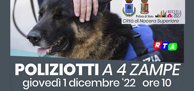 poliziotti-a-4-zampe-nocera-superiore-polizia-di-stato-RTAlive