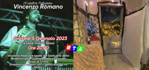 Pagani-cantore-Pellegrino-presepe-aret’-ó-fuoss-vincenzo-romano-RTAlive