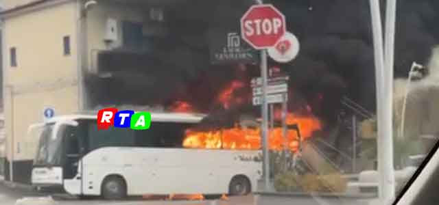 pullman-incendiato-scontri-tifosi-casertana-paganese-RTAlive