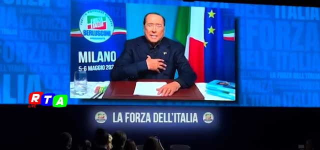 berlusconi-video-messaggio-convention-forza-italia-milano-RTAlive