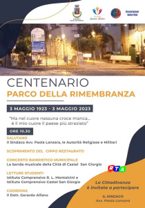 locandina-centenario-parco-della-rimembranza-RTAlive-castel-san-giorgio