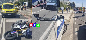 incidente-salerno-lungomare-moto-auto-RTAlive