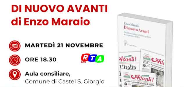 di-nuovo-avanti-libro-Enzo-Maraio-RTAlive