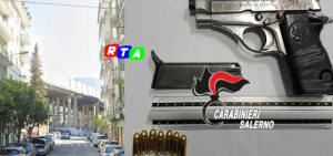 pistola-carabinieri-arresto-salerno-via-manganario-RTAlive