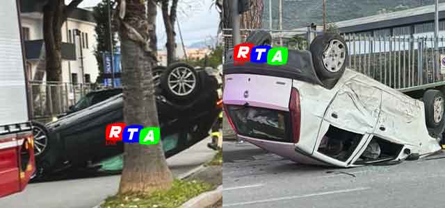 1-INCIDENTE-SALERNO-AUTO-RIBALTATE-RTAlive