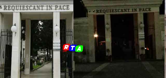 cimitero-Roccapiemonte-buio-luci-accese-RTAlive