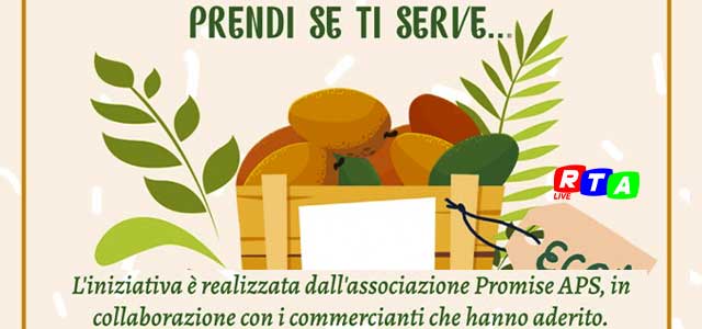 prendi-se-ti-serve-cibo-donato-associazione-APS-RTAlive