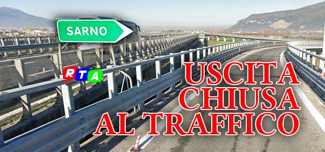 USCITA-CHIUSA-A30-SARNO-RTAlive