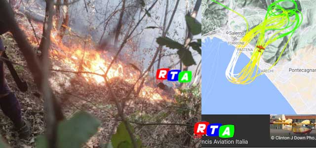 incendi-pellezzano-salerno-tracciato-radar-canadair-rtalive