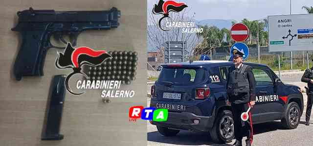 pistola-modificata-carabinieri-angri-rtalive