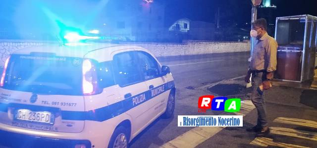 alt=sindaco D'Acunzi vasto incendio Nocera Superiore