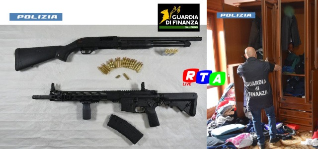 alt=Pagani, armi e munizioni nascoste in casa: arrestato un 27enne dalla Polizia e dalla Guardia di Finanza