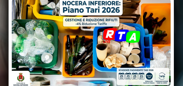 alt=Nocera Inferiore, arriva la TARI 2026 RTAlive