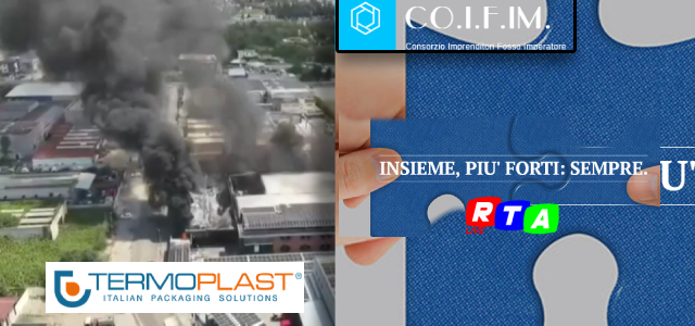 alt=Sarno, incendio alla Termoplast: la solidarietà del COIFIM all’imprenditore Gianmauro Russo