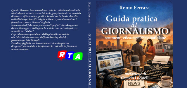 alt=«Guida pratica al giornalismo», il nuovo libro di Remo Ferrara disponibile su Amazon