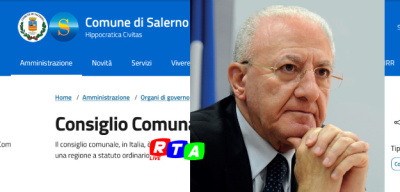 alt=Salerno, De Luca ufficializza la nuova Giunta