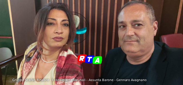 alt=Gruppo Scafati Rinasce - I consiglieri comunali - Assunta Barone - Gennaro Avagnano