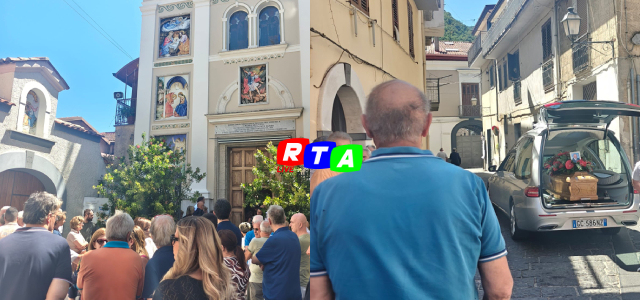 alt=L'ultimo saluto a Carmine Pecoraro: una comunità raccolta nel dolore e nella speranza