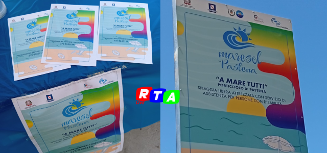 alt=Salerno, apre a Pastena la spiaggia inclusiva "MareSol": mare gratis e senza barriere