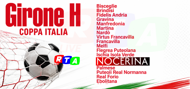 ALT=Nocerina nel girone H, ecco le possibili avversarie in Coppa Italia