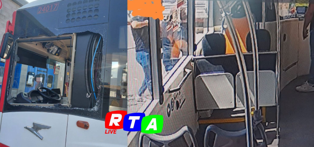 alt=Salerno, danneggia un bus a Giovi: individuato il responsabile
