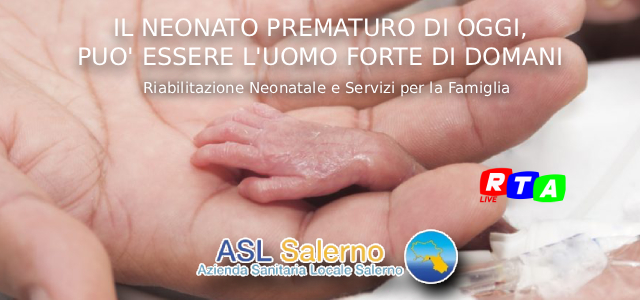 alt=Asl Salerno, nuovo percorso per i bambini prematuri: assistenza integrata fino a 3 anni