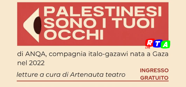 alt=Nocera Inferiore, teatro e memoria per la Palestina